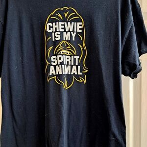 Star Wars Black and Gold Chewbacca Tee